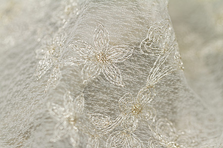美丽的蕾带材料黄色白色装饰衣服装饰品棉布新娘纺织品风格图片