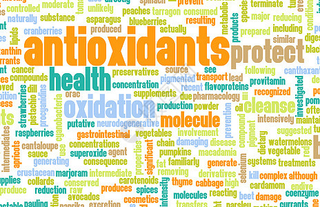 抗氧化剂氧化维生素老化水果概念氧化物饮食药品临床补充图片