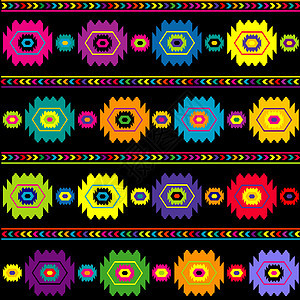 多彩的民族背景传统纹理线条程式化材料插图纺织品装饰品艺术地毯涂鸦织物图片