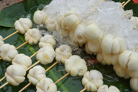 新鲜芒果 加西尼亚芒果斯塔纳林恩食物果汁紫色情调白色季节性山竹异国绿色营养图片