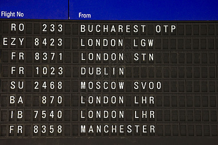 日程字母旅行港口展示时间表木板飞机场飞机航程时间图片