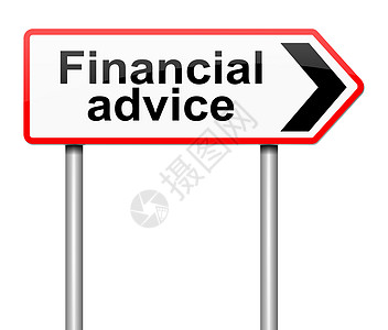 财务咨询概念插图帮助服务指导金融投资路标会计图片