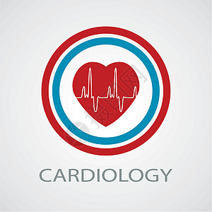 心脏病体学医学象征物的人类心脏有氧运动心脏病学医院插图蓝色圆圈绘画测试韵律肌肉图片