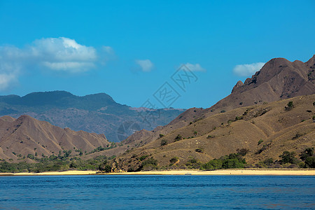 科莫多岛海岸天堂爬坡海洋阳光支撑旅行蓝色风景旅游图片