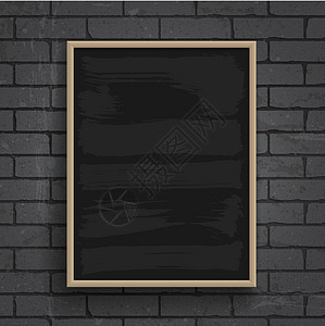 黑色黑黑黑白板 有木木框框架灰色白色水泥学校粉笔教育木板图片