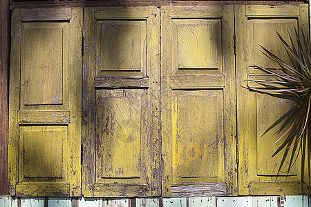 旧窗口古董文化乡村木头建筑学玻璃村庄窗户阳光房子图片