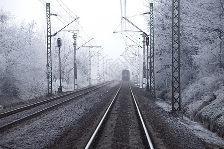 铁路基础设施小路后勤路线火车平行线货运旅行运输过境图片