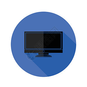 电视图标渠道电影电气播送蓝色程序水晶展示监视器手表图片