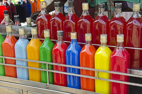 印度Asia市场自制的果汁饮料图片
