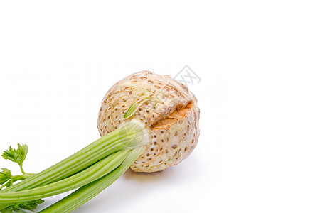 新鲜大菜芹菜食物白色蔬菜草本植物植物绿色香料图片