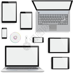 手提电脑 平板电脑和智能手机图片