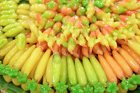 泰国甜点热带水果豆子健康饮食市场商品文化美食甜食食物图片