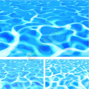 池水图案效果波形曲线壁纸波纹涟漪蓝色倒影假期图片