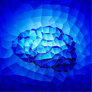 脑创造力枝晶云计算正方形设计代替细胞医学思维三角形图片