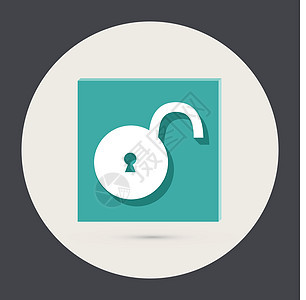 挂锁互联网电脑圆形阴影白色闩锁密码钥匙按钮安全图片