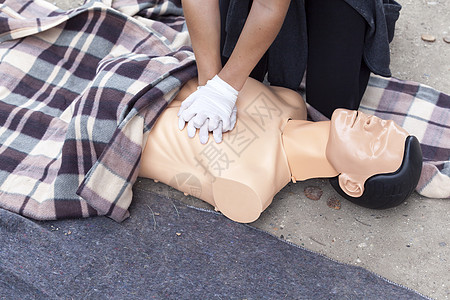 CPR培训医生病人人手设备职业疾病心脏讲师帮助死亡图片