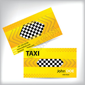 出租车名士商务卡设计摘要图片