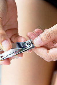 用指甲刀手修指甲手指美丽乐器金属化妆品身体修剪剪刀工具夹子图片