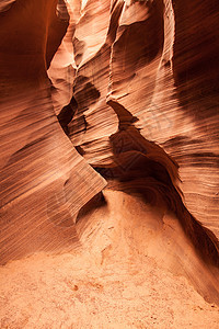 蚂蚁峡谷纹理羚羊沙漠场景砂岩假期风景黄色石头岩石图片
