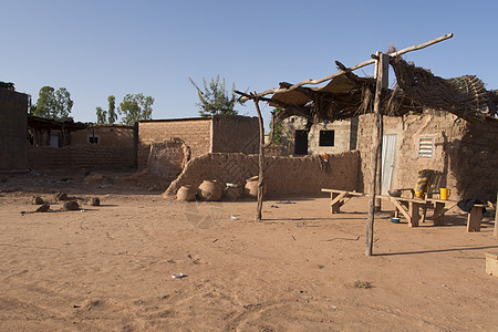 非洲村传统房屋农场谷仓建筑学贫困小屋村庄图片
