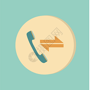 收发电话 接来电话的符号 手环控制板技术用户正方形阴影海豹创造力徽章按钮反射图片