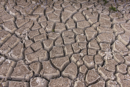裂开的地球地面沙漠湖床环境自然灾害湖底全球气候变化河床干旱背景图片