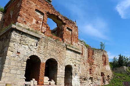 古老的城堡 乌克赖西区的建筑建设堡垒摄影墙壁观光防御秀场后卫艺术财产古董图片