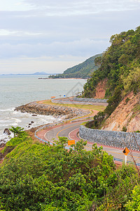 泰国昌塔胡里Khung Viman海湾沿海海地平线海岸线蓝色海岸旅游海景天空岩石海洋海滩图片