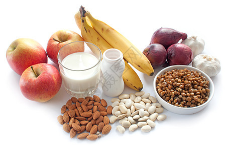 预生食物饮食酸奶免疫产品牛奶扁豆香蕉豆子玻璃水果细菌图片
