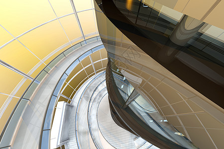 未来派建筑科幻入口途径楼梯科学大堂地面小路小说大厅图片