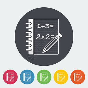 数学写作学校团体学习插图公式教育绘画收藏黑板图片