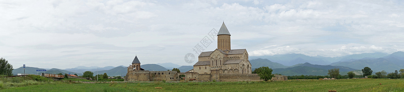 Alawerdi修道院 Kakheti 格鲁吉亚 欧洲旅行全景胜地观光地标教会景点旅游大教堂山脉图片