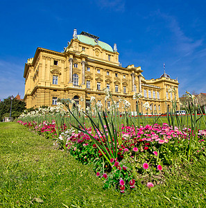 萨格勒布克罗地亚国家剧院广场图片
