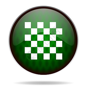 国际象棋绿色互联网图标图片
