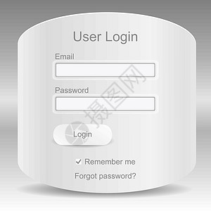 Web 元素 注册和登录网络窗口菜单界面用户空白白色浏览器电脑灰色密码互联网图片