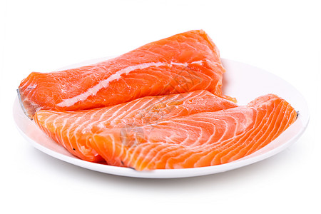 生鲑鱼的切片鱼片厨房烹饪条纹桌子红色产品食物海鲜寿司图片