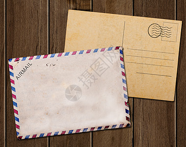 旧空白纸卡白白白背景空邮信封艺术邮票框架褪色商业古董明信片邮资图片