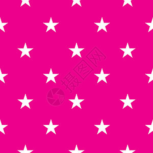 粉红背景白星的平移矢量模式图片