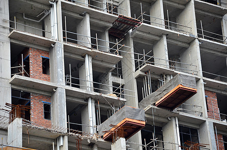 建筑工地的概况职场建筑学工程公寓房子工作水泥安全背景图片