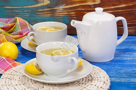 柠檬茶香气时间花草早餐陶器杯子饮料茶杯芳香水果图片