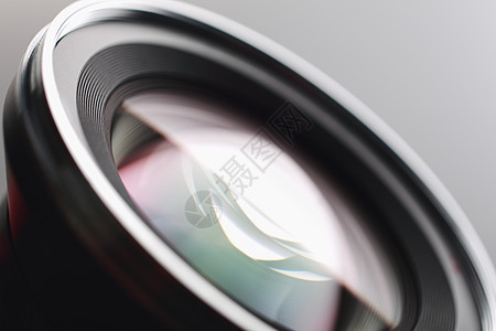 相机镜头闭镜摄影反射器材光圈宏观仪器视频背景圆圈灰色图片