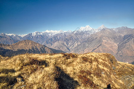 Kuari 出入证植物阳光岩石全景风景远足山脉阳光照射山峰图片