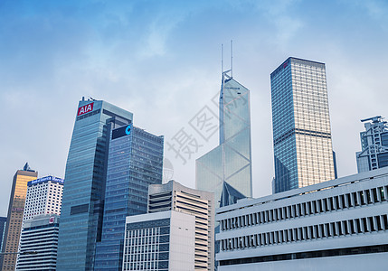 香港市中心天际线的景象 中国香港5月12日旅游城市旅行地标景观建筑顶峰商业办公室金融图片