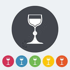 葡萄酒图标产品派对玻璃液体绘画红色团体酒吧酒精酒杯图片