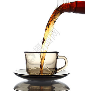 欢呼健康茶杯子植物运动蒸汽玻璃枝条酿造饮料咖啡店茶壶图片