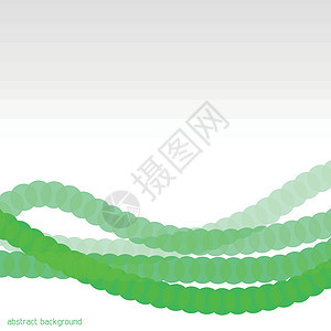 矢量抽象背景坡度圆形绿色圆圈背景图片