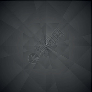 矢量抽象背景玻璃灰色正方形坡度黑色白色三角形背景图片