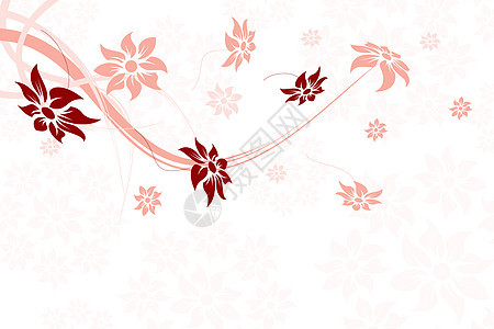 花卉背景红色粉色婚礼背景图片