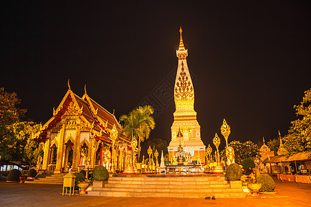 法农的瓦特拉夜景旅游寺庙地点场所佛塔雕刻宗教宝塔佛像图片