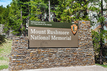 南达科他州拉什莫尔山纪念碑标志旅行纪念馆入口公园岩石文化纪念碑丘陵地标国家图片